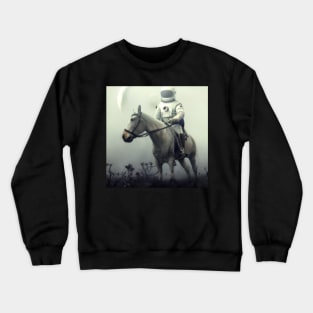 Astronaut and Horse Crewneck Sweatshirt